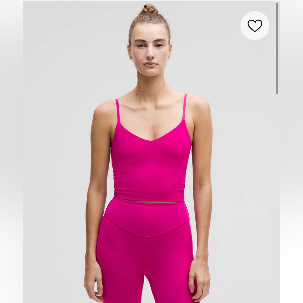 NWT Lululemon Align Crop Cami Tank - Light Support A/B Cup - Size 6